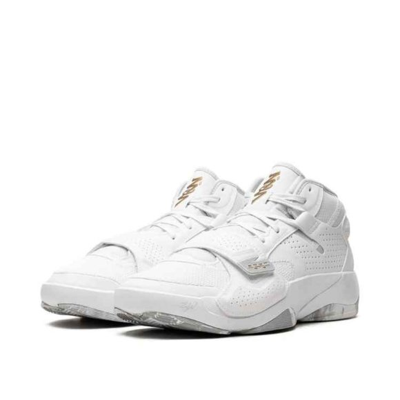 Jordan Shoes - Women US 7 Jordan Zion 2 TB White Metallic Gold Basketba II &  (Men Size US 5.5)